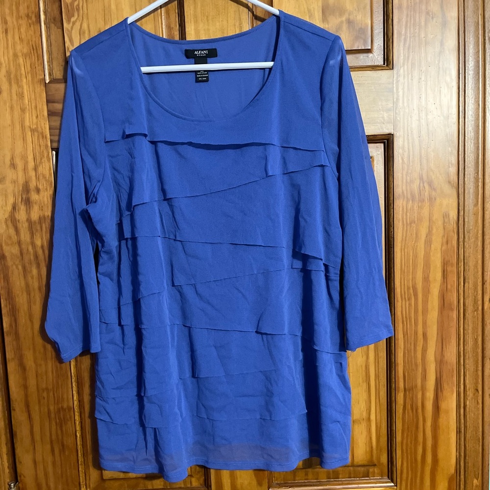 Royal blue dress top